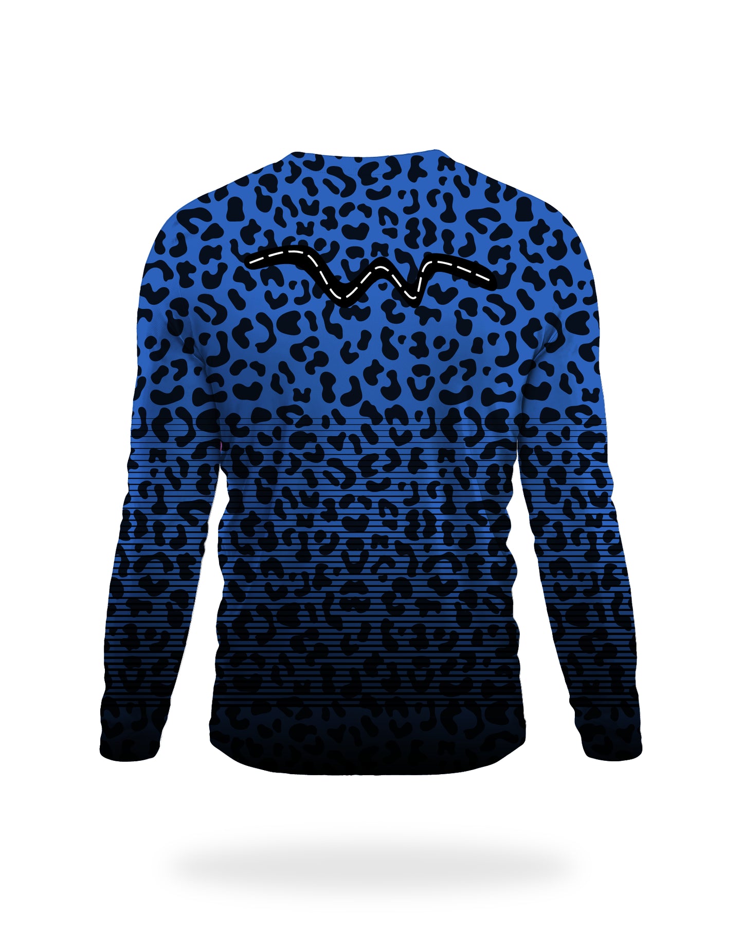 Women's Blue Leopard Long Sleeve (Due early 2026)