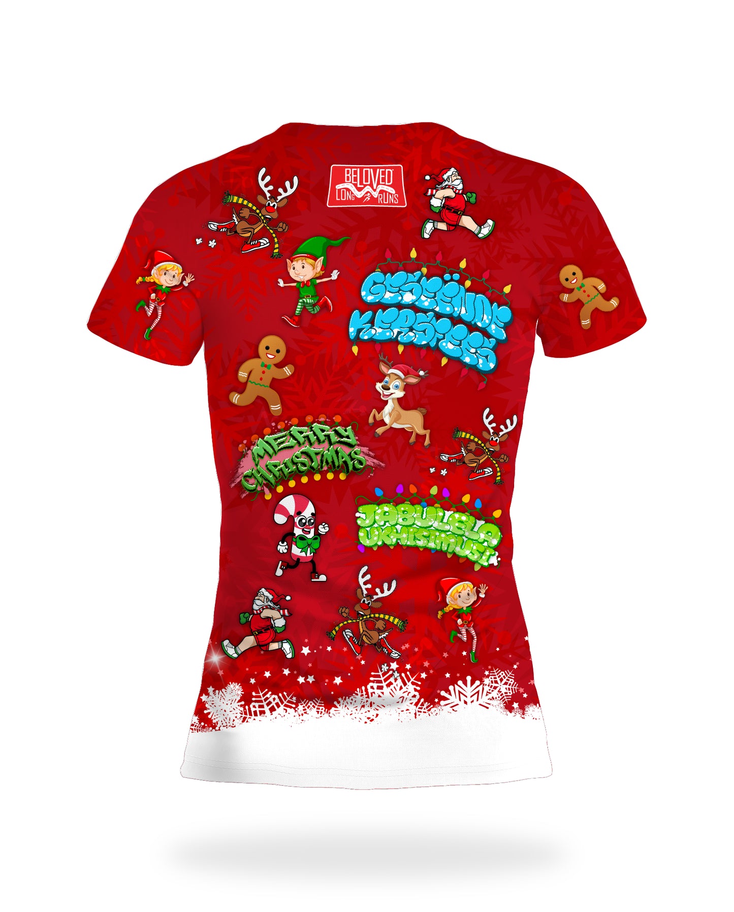 Women's Xmas Characters SS Tee.