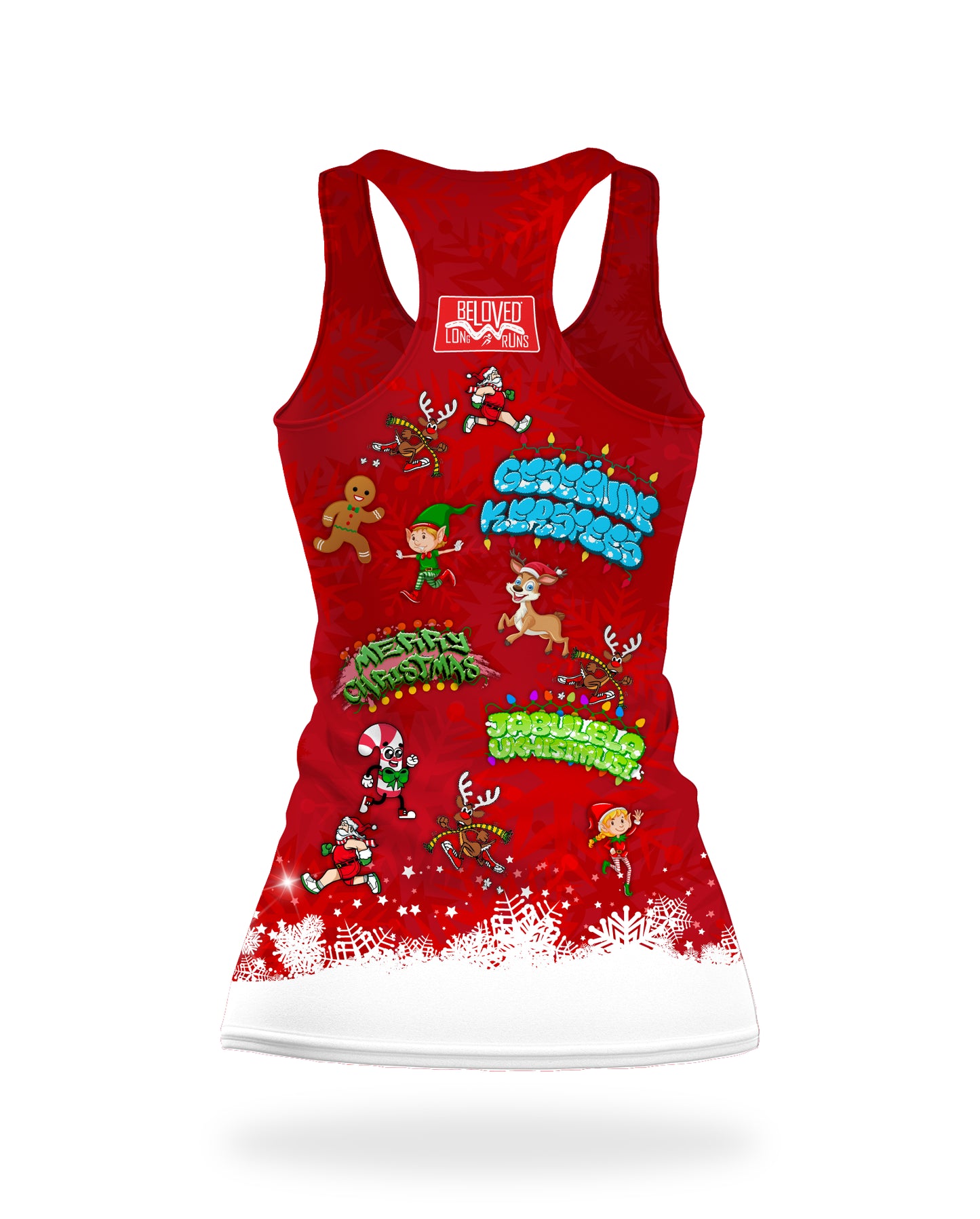 Women's Xmas Characters Vest.