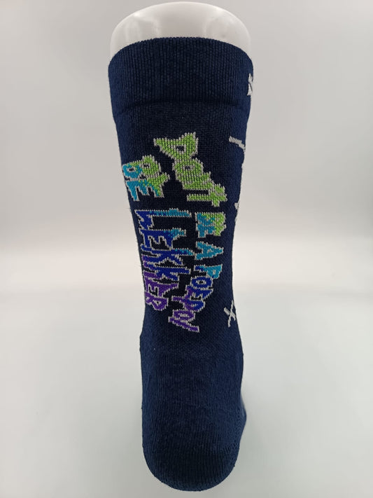 Don't be a Poepol 'BE LEKKER' Gilnokie sock