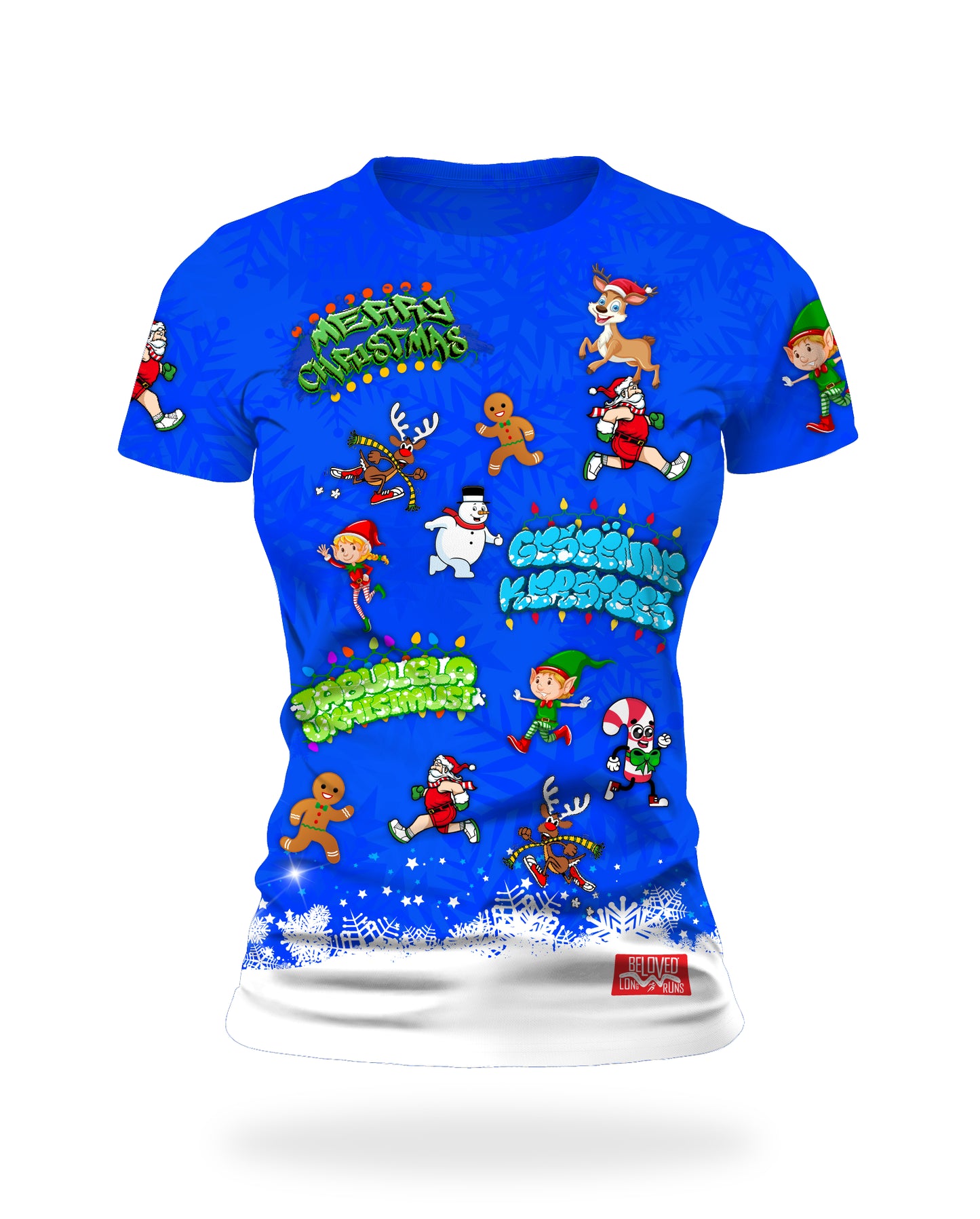 Women's Christmas Characters SS Tee