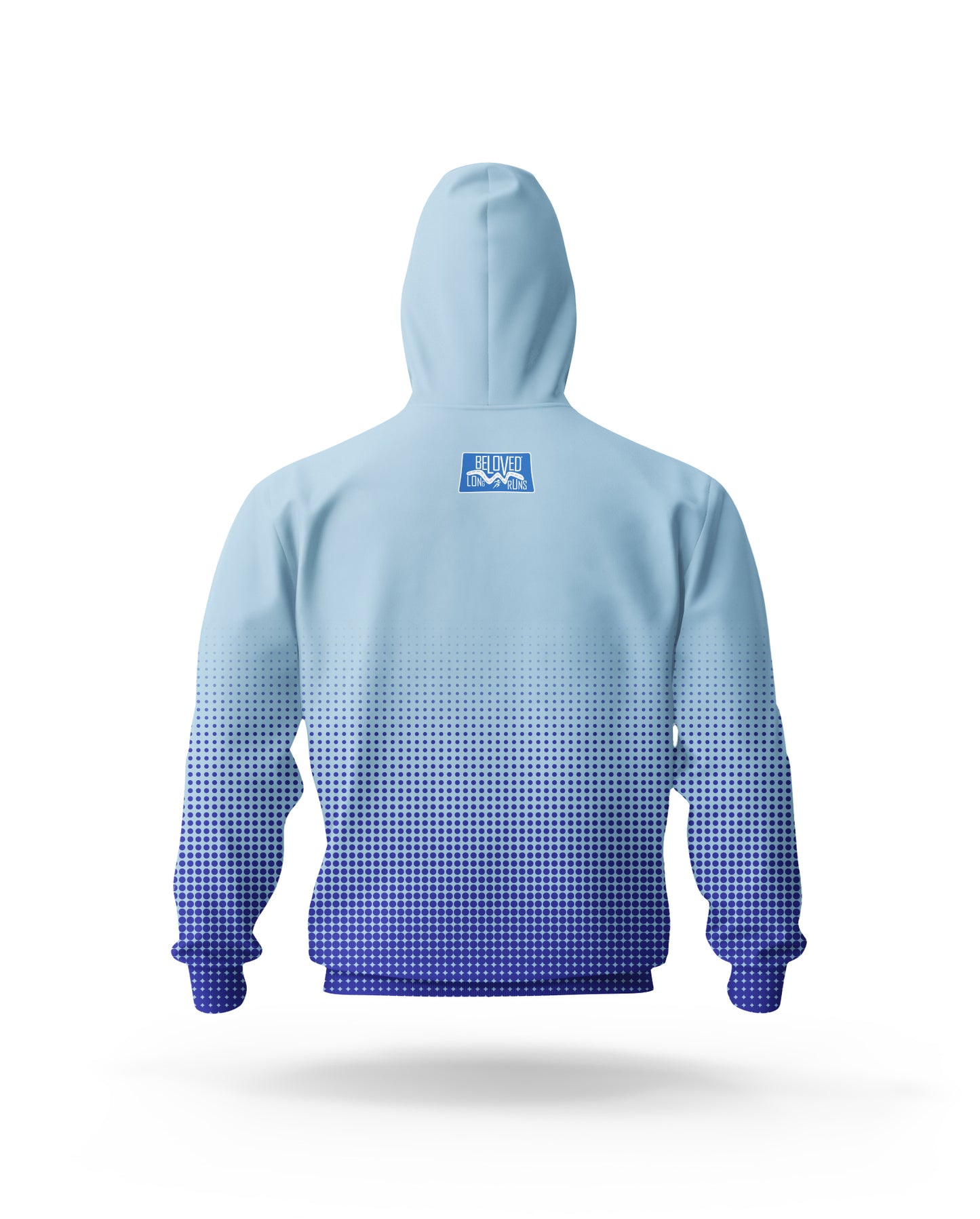 Men's Sky to Royal Dots Hoodie - (Image might differ slightly to actual item)