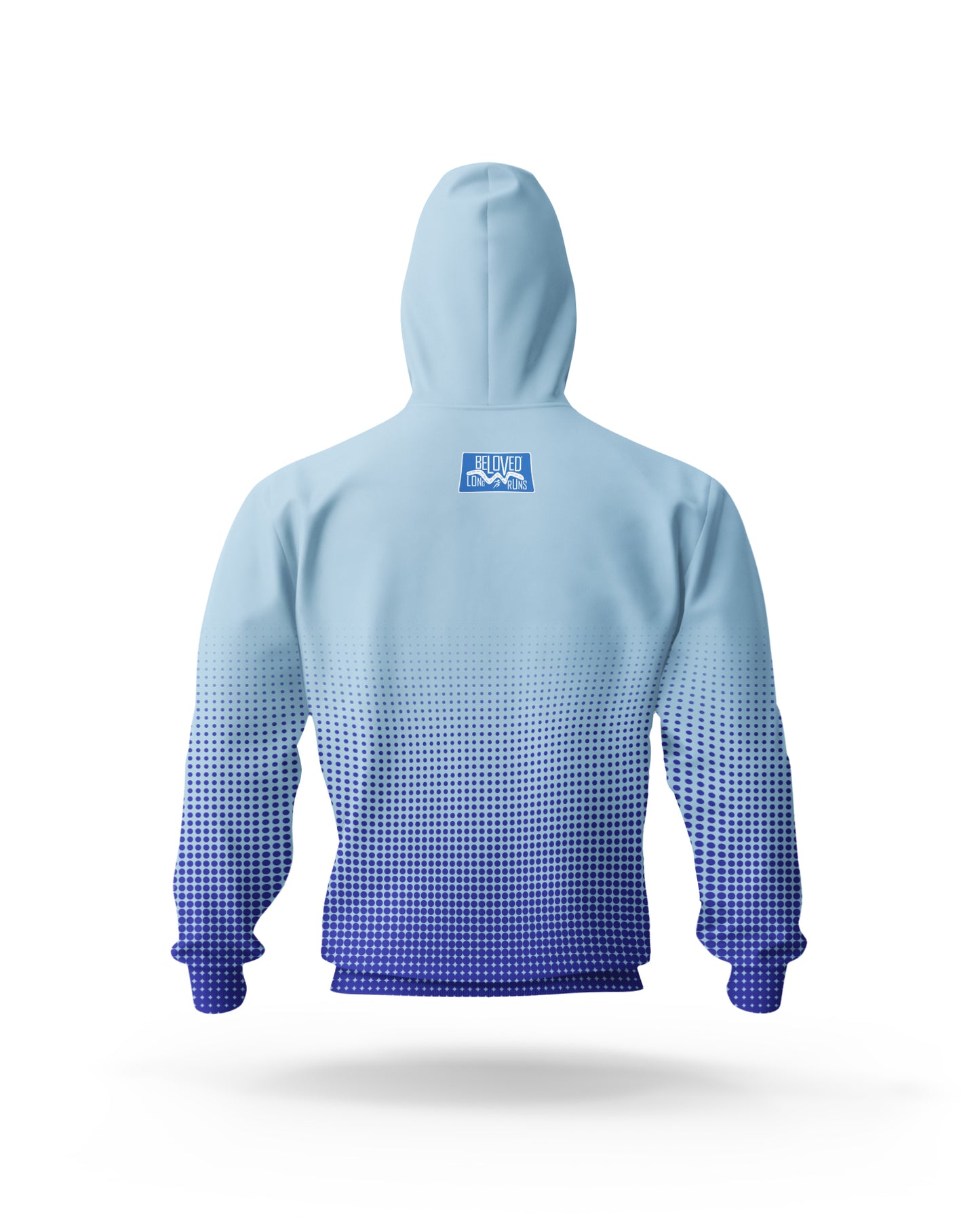 Women's Sky to Royal Dots Hoodie - (Image might differ slightly to actual item)