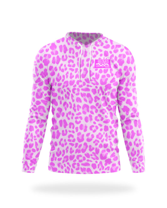 Women's Pink Leopard hoodie