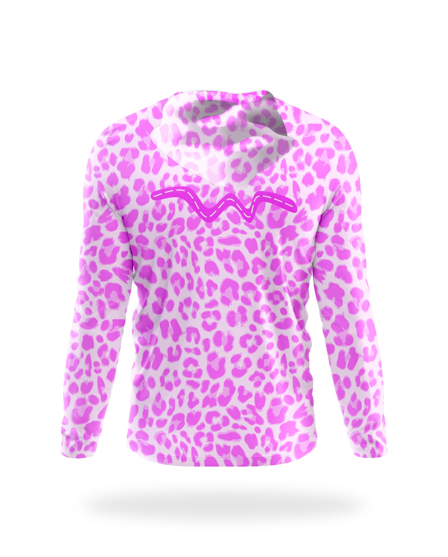 Women's Pink Leopard LS hoodie