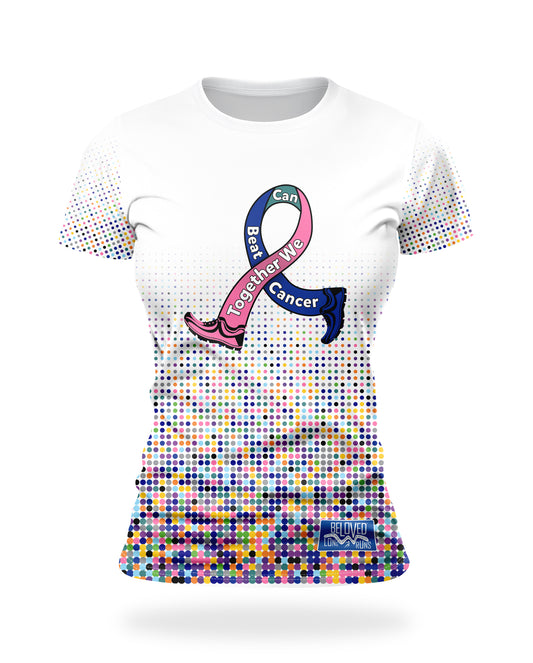 Women's Together We Can Beat Cancer SS Tee