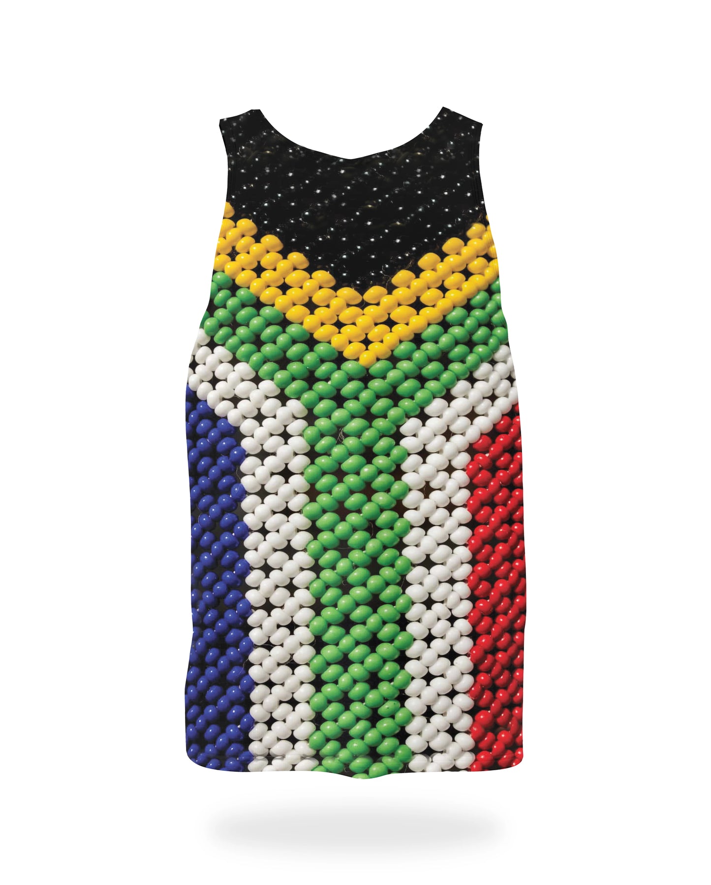 Men's SA Flag Beads Vest