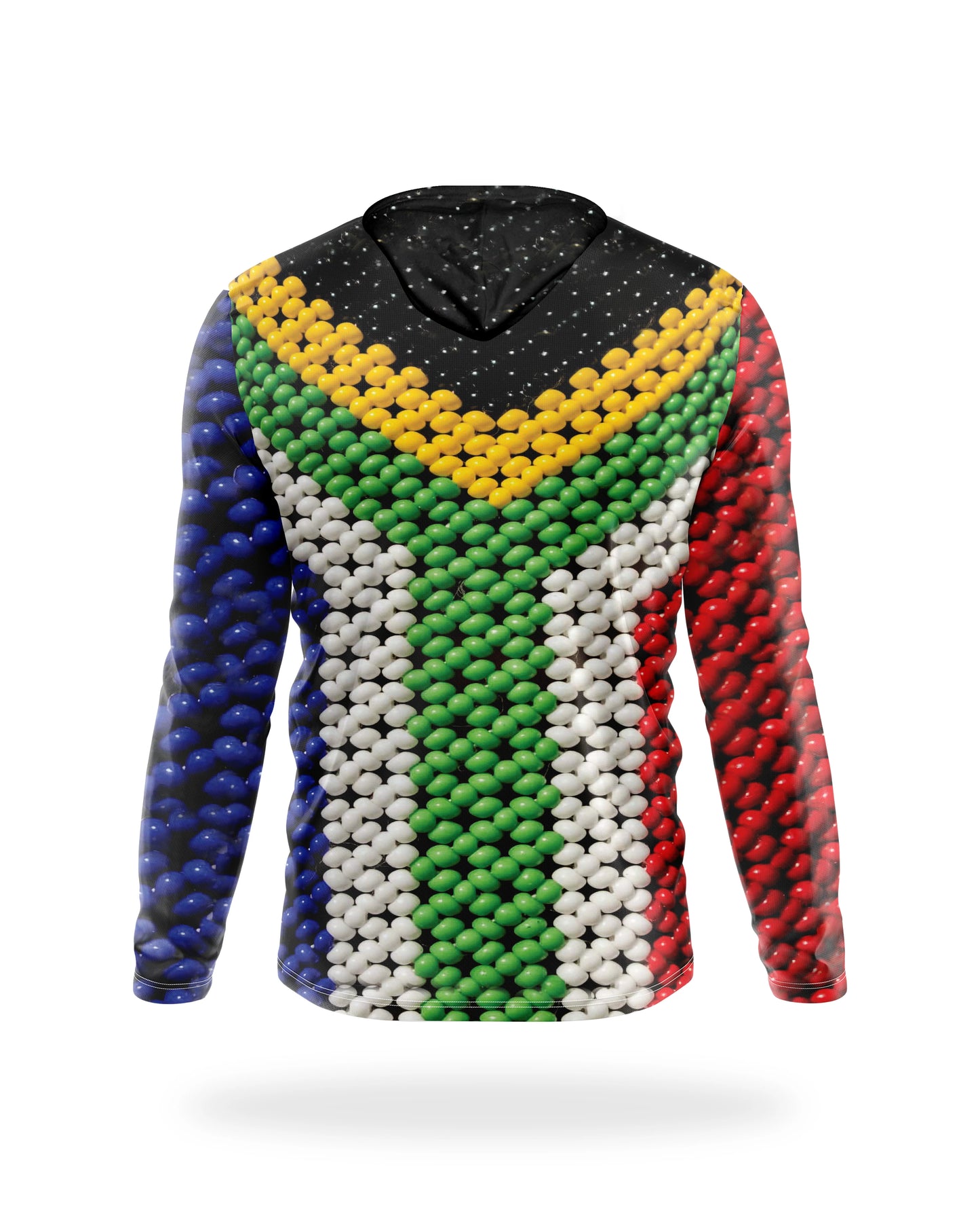 Men's SA Flag Beads Hoodie
