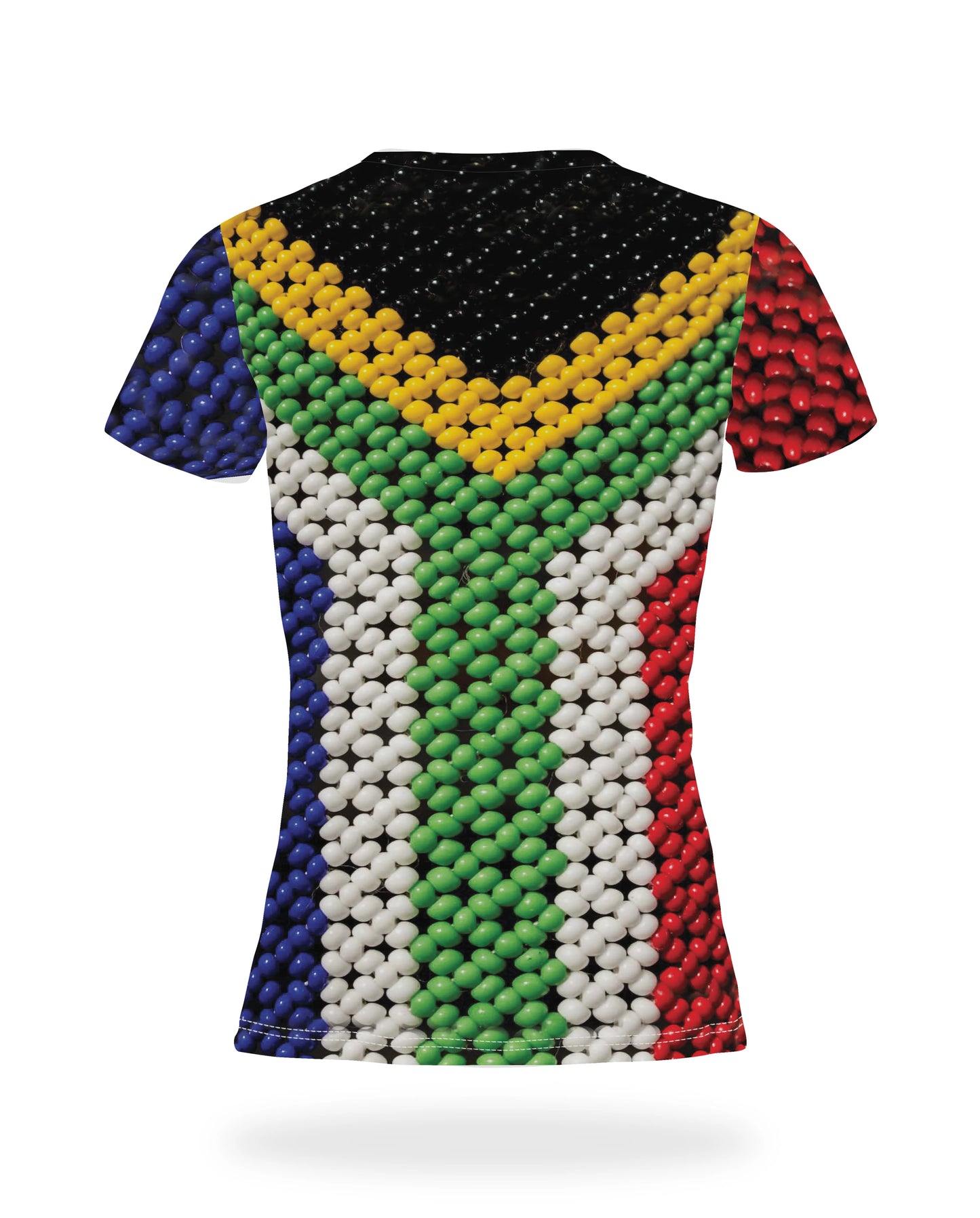 Women's SA Flag Beads SS Tee